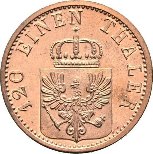 Аверс монеты - 3 пфеннига 1867 года C - цена  монеты - Пруссия, Вильгельм I
