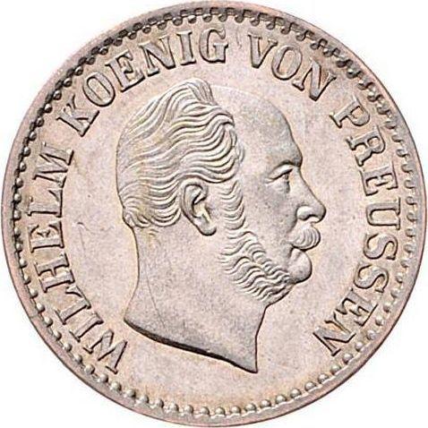 Аверс монеты - 1 серебряный грош 1871 года A - цена серебряной монеты - Пруссия, Вильгельм I