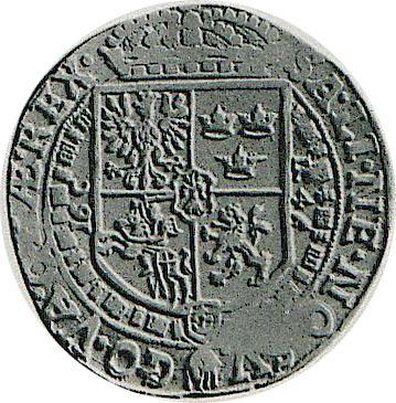Reverso Medio tálero 1646 C DC "Tipo 1640-1647" - valor de la moneda de plata - Polonia, Vladislao IV