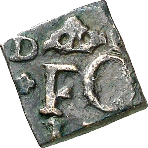 Anverso 1 cornado Sin fecha (1746-1759) Inscripción "FO II" - valor de la moneda  - España, Fernando VI