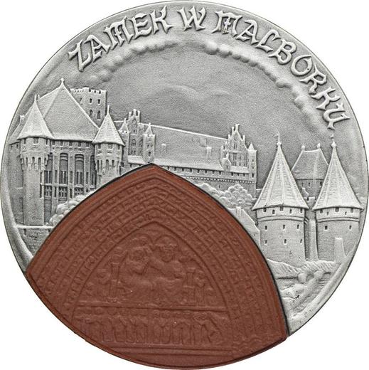 Rewers monety - 20 złotych 2002 MW NR "Zamek w Malborku" - cena srebrnej monety - Polska, III RP po denominacji