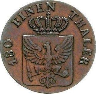 Anverso 2 Pfennige 1833 A - valor de la moneda  - Prusia, Federico Guillermo III
