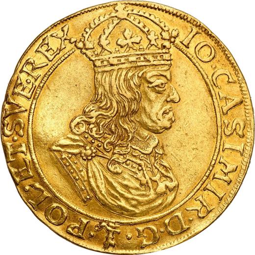 Аверс монеты - 2 дуката 1660 года TLB "Тип 1652-1661" - цена золотой монеты - Польша, Ян II Казимир