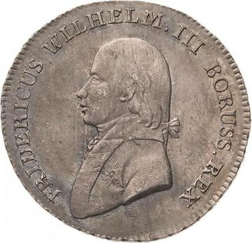 Аверс монеты - 4 гроша 1799 года A "Силезия" - цена серебряной монеты - Пруссия, Фридрих Вильгельм III
