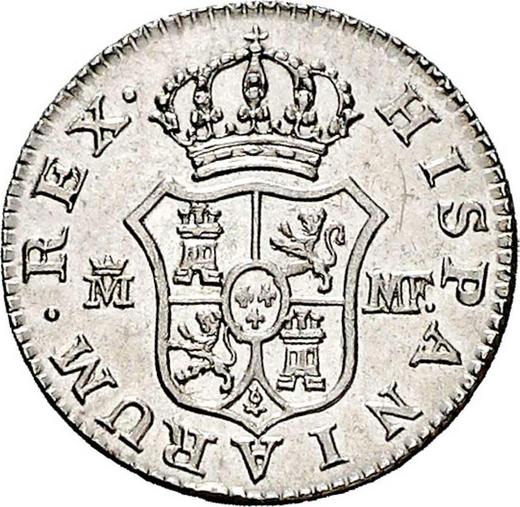 Reverse 1/2 Real 1795 M MF - Silver Coin Value - Spain, Charles IV