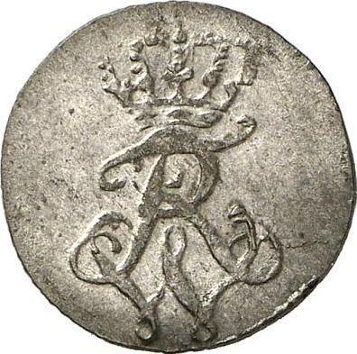 Аверс монеты - 1 грошель 1808 года G "Силезия" - цена серебряной монеты - Пруссия, Фридрих Вильгельм III