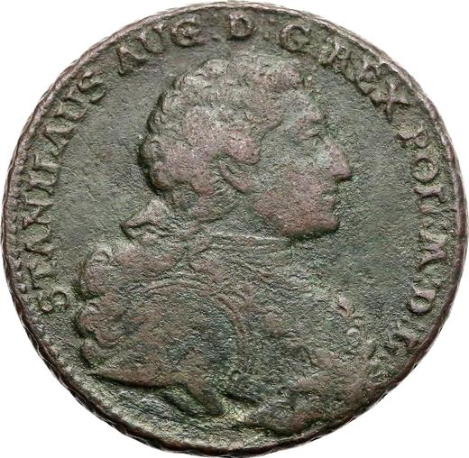 Obverse 3 Groszy (Trojak) 1766 g "Portrait in armor" STANILAUS -  Coin Value - Poland, Stanislaus II Augustus