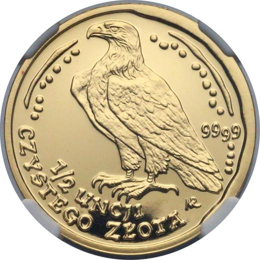 Reverse 200 Zlotych 2010 MW NR "White-tailed eagle" - Gold Coin Value - Poland, III Republic after denomination