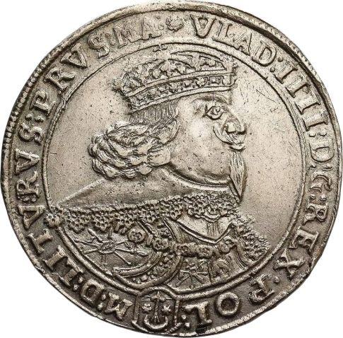 Аверс монеты - Талер 1641 года GG - цена серебряной монеты - Польша, Владислав IV
