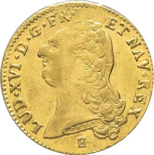 Awers monety - Podwójny Louis d'Or 1788 K Bordeaux - cena złotej monety - Francja, Ludwik XVI