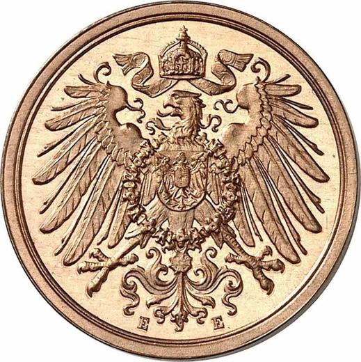 Reverso 2 Pfennige 1916 E "Tipo 1904-1916" - valor de la moneda  - Alemania, Imperio alemán