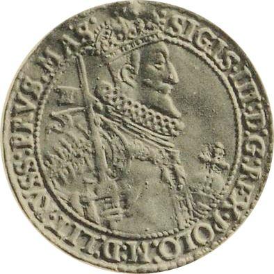 Аверс монеты - Талер 1620 года "Тип 1618-1630" Золото - цена золотой монеты - Польша, Сигизмунд III Ваза