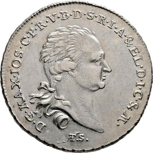 Аверс монеты - Талер 1805 года T.S. "Тип 1805-1806" - цена серебряной монеты - Берг, Максимилиан I