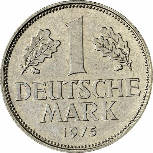 Awers monety - 1 marka 1975 D - cena  monety - Niemcy, RFN