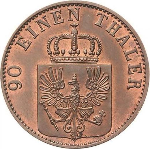 Аверс монеты - 4 пфеннига 1871 года C - цена  монеты - Пруссия, Вильгельм I