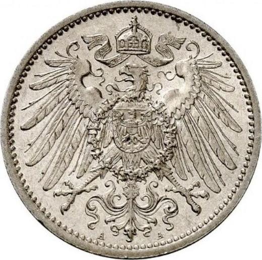 Rewers monety - 1 marka 1891 A "Typ 1891-1916" - cena srebrnej monety - Niemcy, Cesarstwo Niemieckie