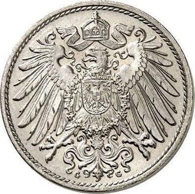 Reverso 10 Pfennige 1898 G "Tipo 1890-1916" - valor de la moneda  - Alemania, Imperio alemán