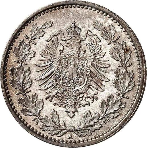 Reverso 50 Pfennige 1877 A "Tipo 1877-1878" - valor de la moneda de plata - Alemania, Imperio alemán