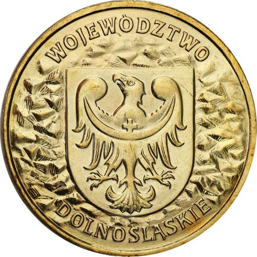 Реверс монеты - 2 злотых 2004 года MW "Нижнесилезское Воеводство" - цена  монеты - Польша, III Республика после деноминации