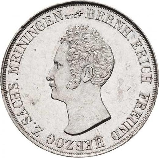 Anverso 1 florín 1830 L - valor de la moneda de plata - Sajonia-Meiningen, Bernardo II