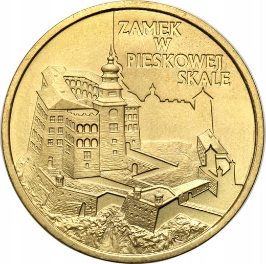 Reverso 2 eslotis 1997 MW NR "Castillo de Pieskowa Skala" - valor de la moneda  - Polonia, República moderna