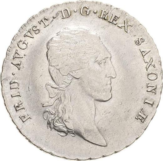 Awers monety - 1/3 talara 1811 S.G.H. - cena srebrnej monety - Saksonia, Fryderyk August I