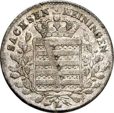 Obverse Kreuzer 1831 L "Type 1831-1837" - Silver Coin Value - Saxe-Meiningen, Bernhard II
