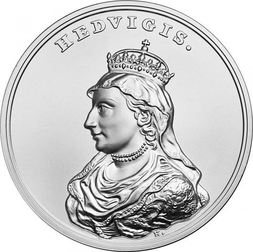 Rewers monety - 50 złotych 2014 MW "Jadwiga" - cena srebrnej monety - Polska, III RP po denominacji