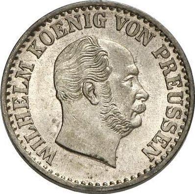 Аверс монеты - 1 серебряный грош 1871 года C - цена серебряной монеты - Пруссия, Вильгельм I