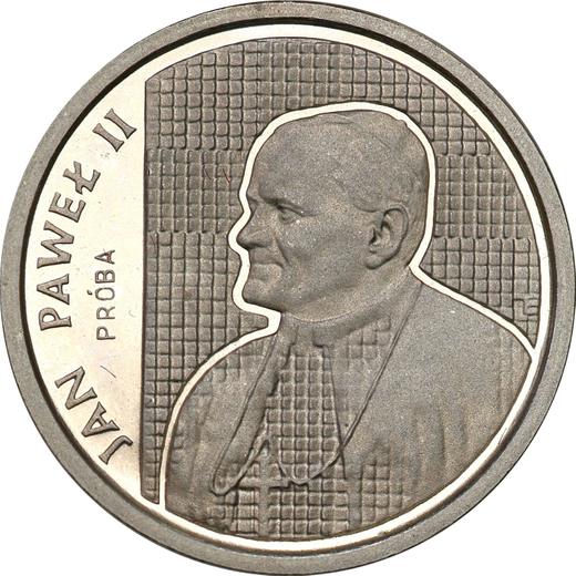 Rewers monety - PRÓBA 1000 złotych 1989 MW ET "Jan Paweł II" Nikiel - cena  monety - Polska, PRL