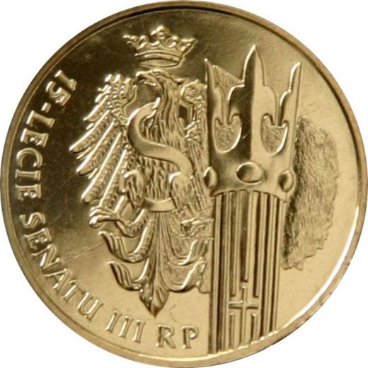 Reverso 2 eslotis 2004 MW AN "15 aniversario del Senado" - valor de la moneda  - Polonia, República moderna