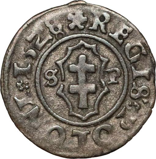 Rewers monety - Trzeciak (ternar) 1528 SP - cena srebrnej monety - Polska, Zygmunt I Stary