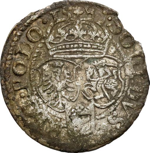 Реверс монеты - Шеляг 1581 года "Тип 1580-1586" - цена серебряной монеты - Польша, Стефан Баторий