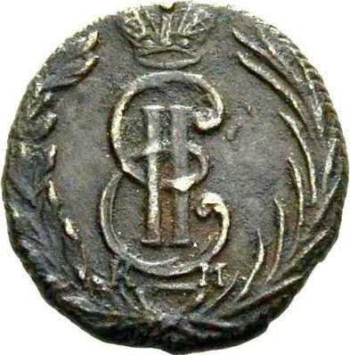 Obverse Polushka (1/4 Kopek) 1775 КМ "Siberian Coin" -  Coin Value - Russia, Catherine II