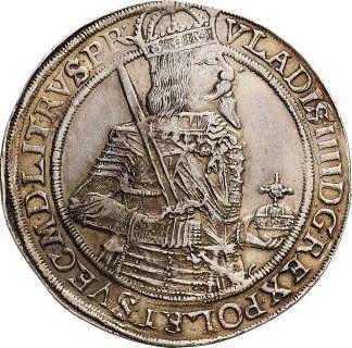 Аверс монеты - Талер 1636 года II "Торунь" - цена серебряной монеты - Польша, Владислав IV