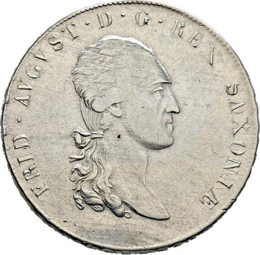 Awers monety - Talar 1810 S.G.H. "Górniczy" - cena srebrnej monety - Saksonia-Albertyna, Fryderyk August I