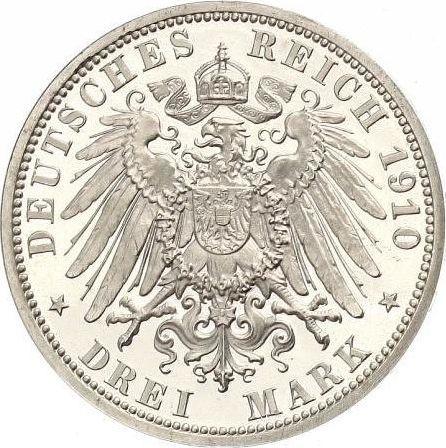 Reverse 3 Mark 1910 A "Prussia" - Germany, German Empire