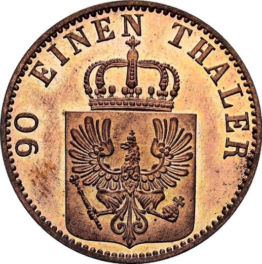 Аверс монеты - 4 пфеннига 1856 года A - цена  монеты - Пруссия, Фридрих Вильгельм IV