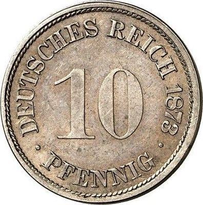 Аверс монеты - 10 пфеннигов 1873 года A "Тип 1873-1889" - цена  монеты - Германия, Германская Империя
