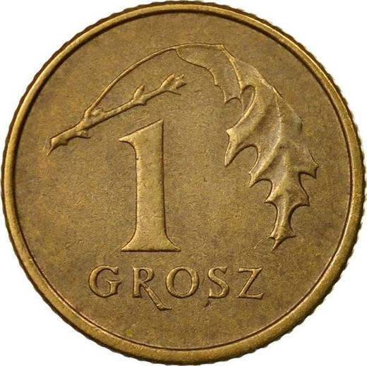 Reverse 1 Grosz 1999 MW -  Coin Value - Poland, III Republic after denomination