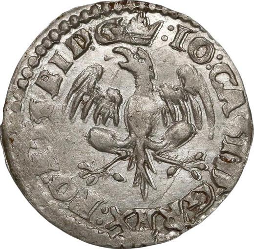 Аверс монеты - Двугрош (2 гроша) 1650 года - цена серебряной монеты - Польша, Ян II Казимир