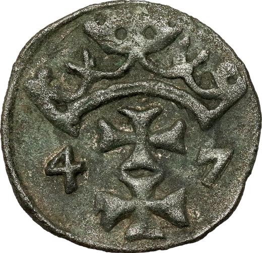 Obverse Denar 1547 "Danzig" - Silver Coin Value - Poland, Sigismund I the Old