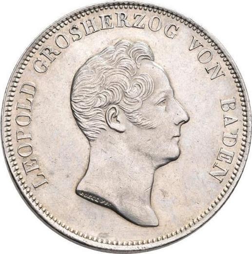 Anverso Tálero 1831 - valor de la moneda de plata - Baden, Leopoldo I de Baden