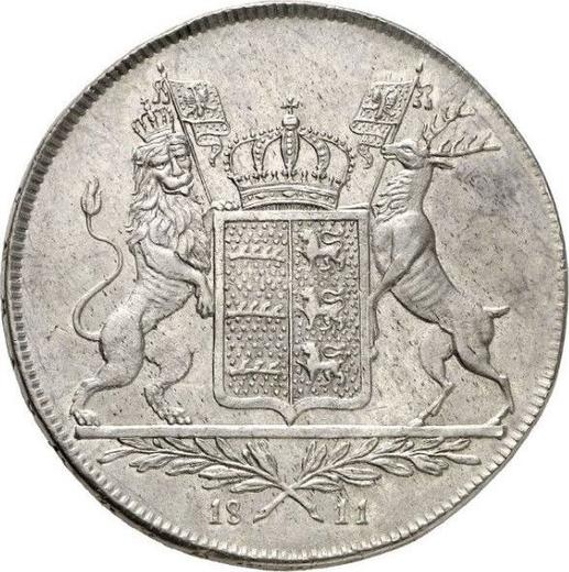 Reverso Tálero 1811 I.L.W. - valor de la moneda de plata - Wurtemberg, Federico I