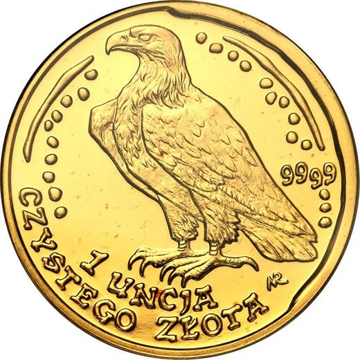 Reverse 500 Zlotych 2010 MW NR "White-tailed eagle" - Gold Coin Value - Poland, III Republic after denomination
