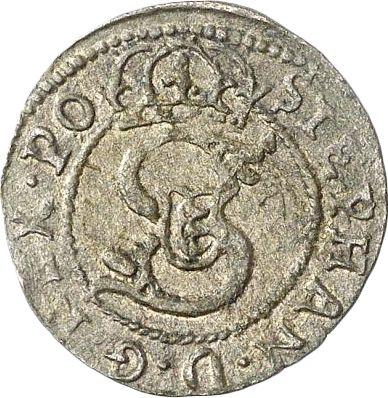 Anverso Szeląg 1581 "Tipo 1581-1585" - valor de la moneda de plata - Polonia, Esteban I Báthory