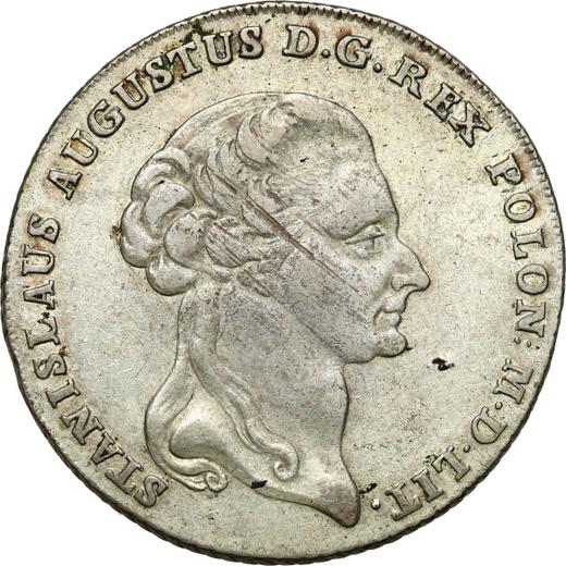 Аверс монеты - Талер 1794 года "Восстание Костюшко" - цена серебряной монеты - Польша, Станислав II Август