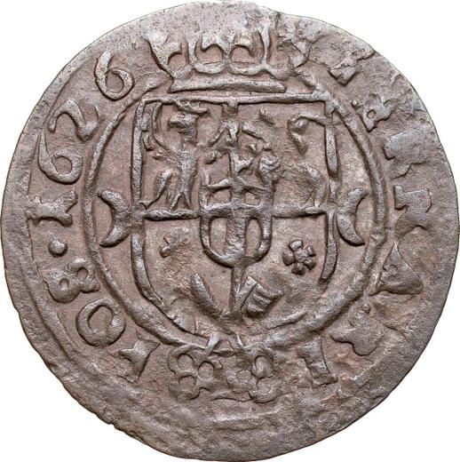 Реверс монеты - Тернарий 1626 года "Тип 1626-1628" Ключи - цена серебряной монеты - Польша, Сигизмунд III Ваза