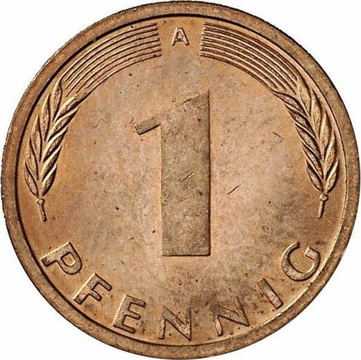 Аверс монеты - 1 пфенниг 1995 года A - цена  монеты - Германия, ФРГ