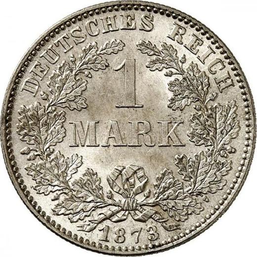 Аверс монеты - 1 марка 1873 года D "Тип 1873-1887" - цена серебряной монеты - Германия, Германская Империя
